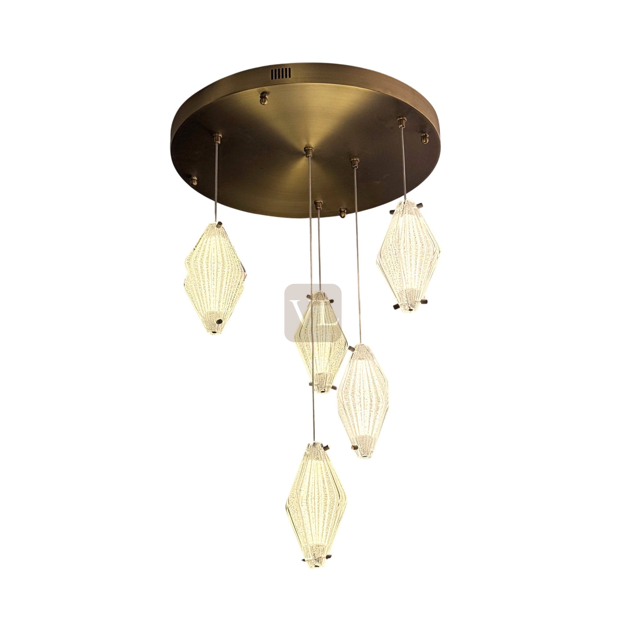 Glass Art Chandelier