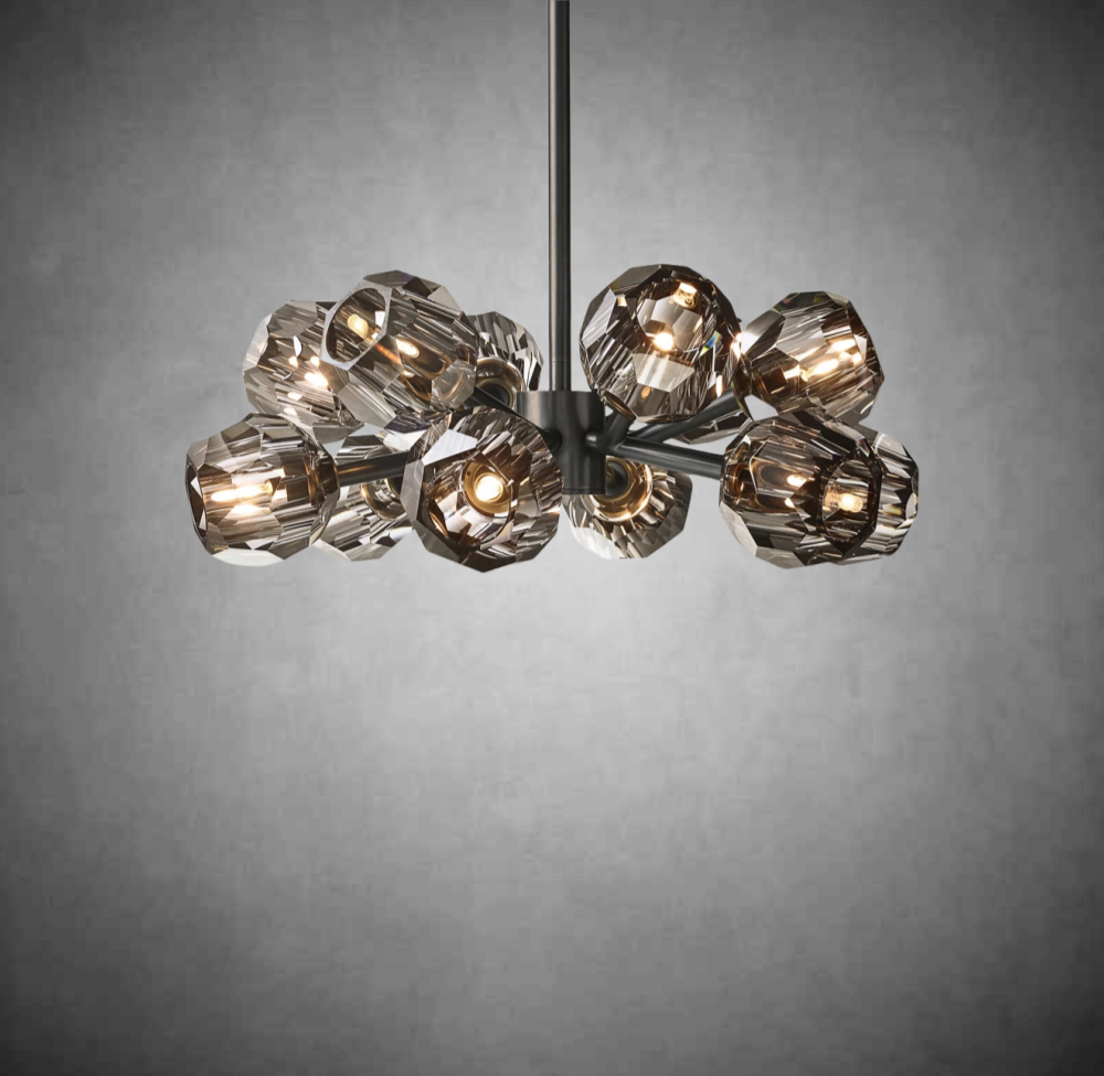 Bolura Crystal Ball Round Chandelier