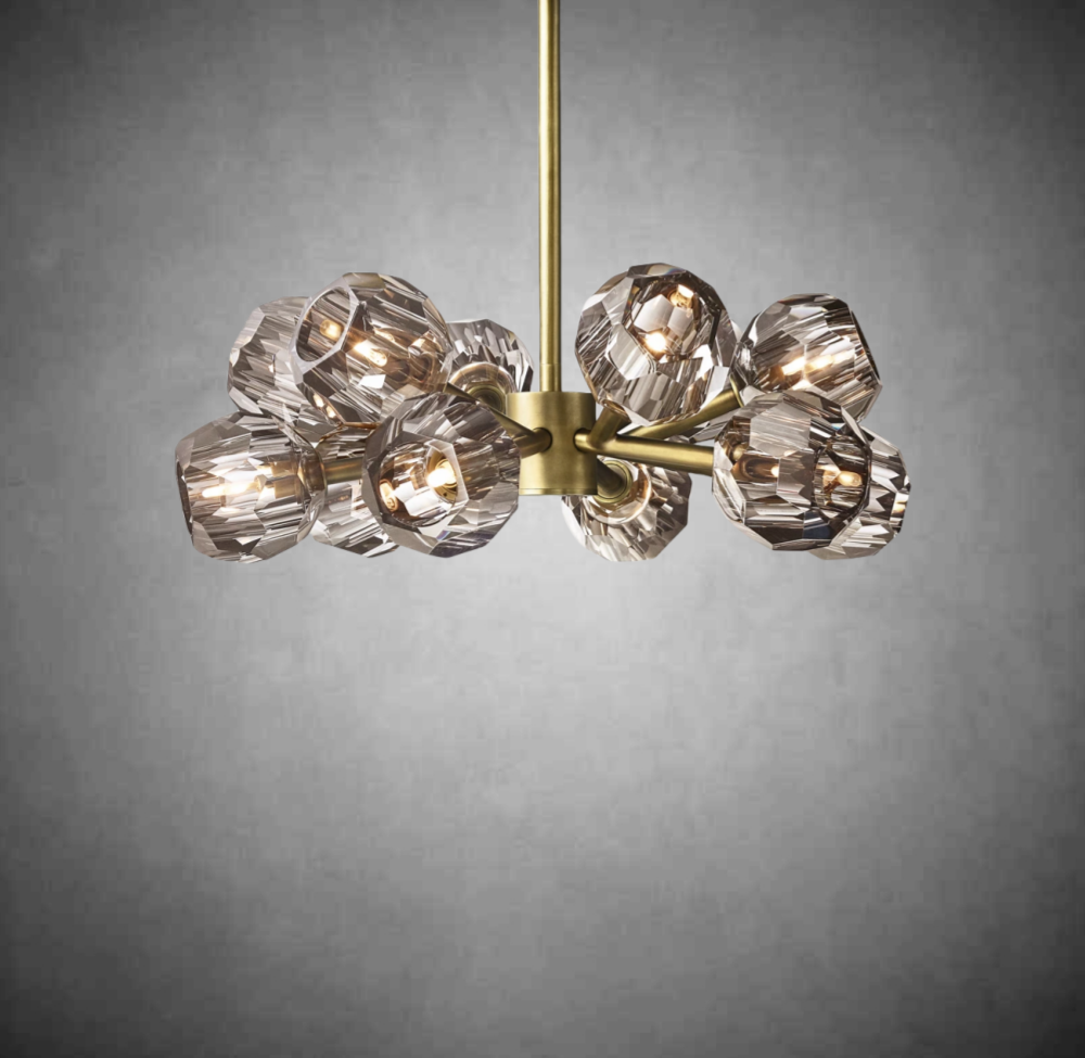 Bolura Crystal Ball Round Chandelier