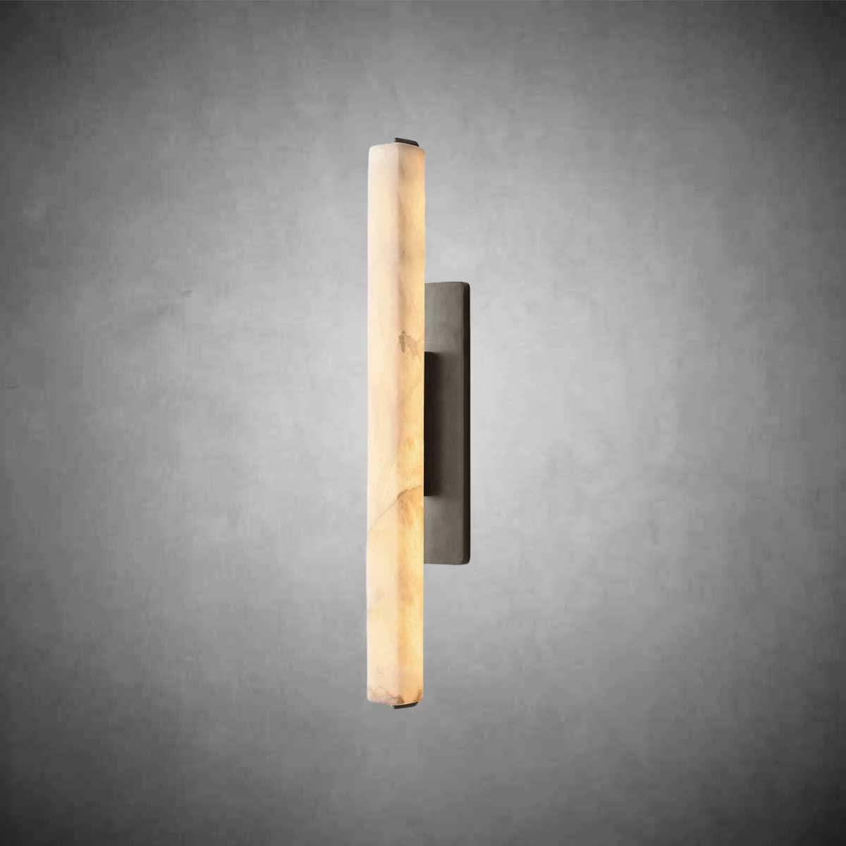 Aurivox Alabaster Single Sconce