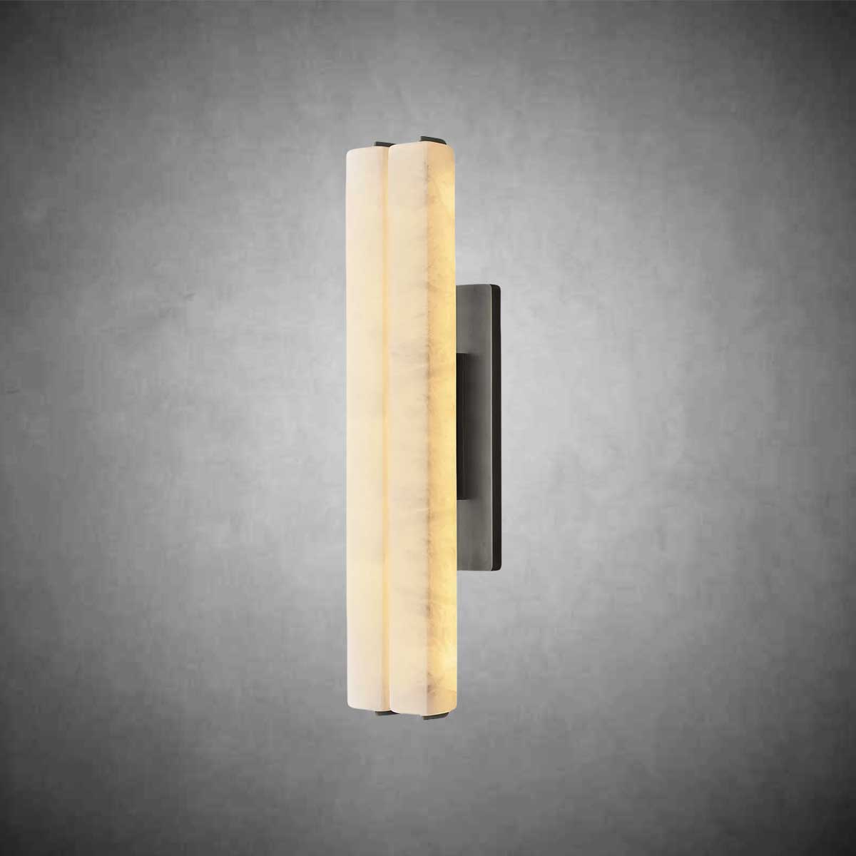 Aurivox Alabaster Double Sconce