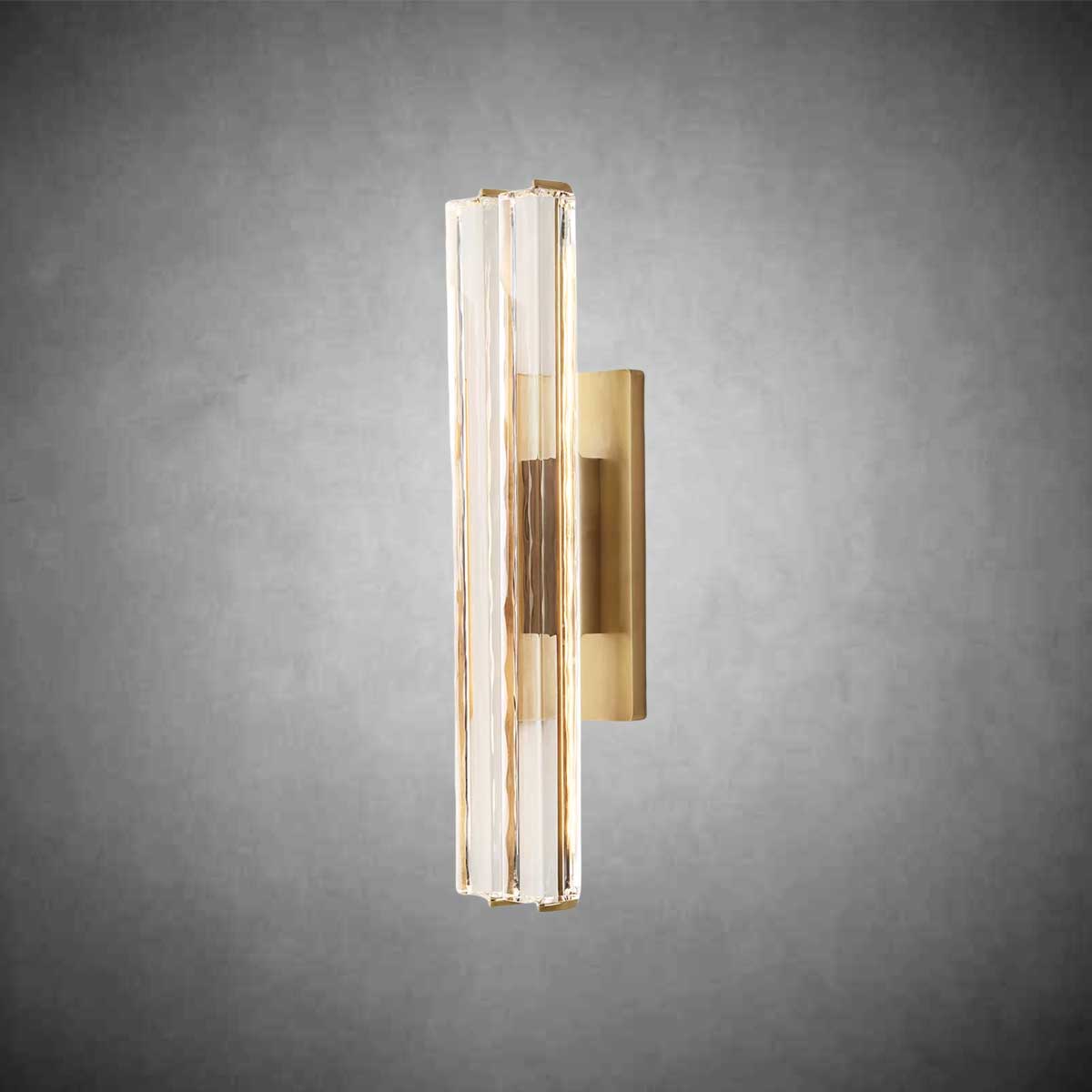 Aurivox Crystal Double Sconce