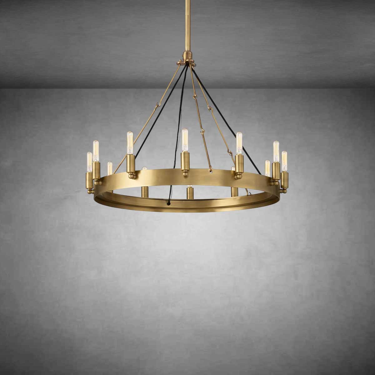 Coviro Round Outdoor Chandelier