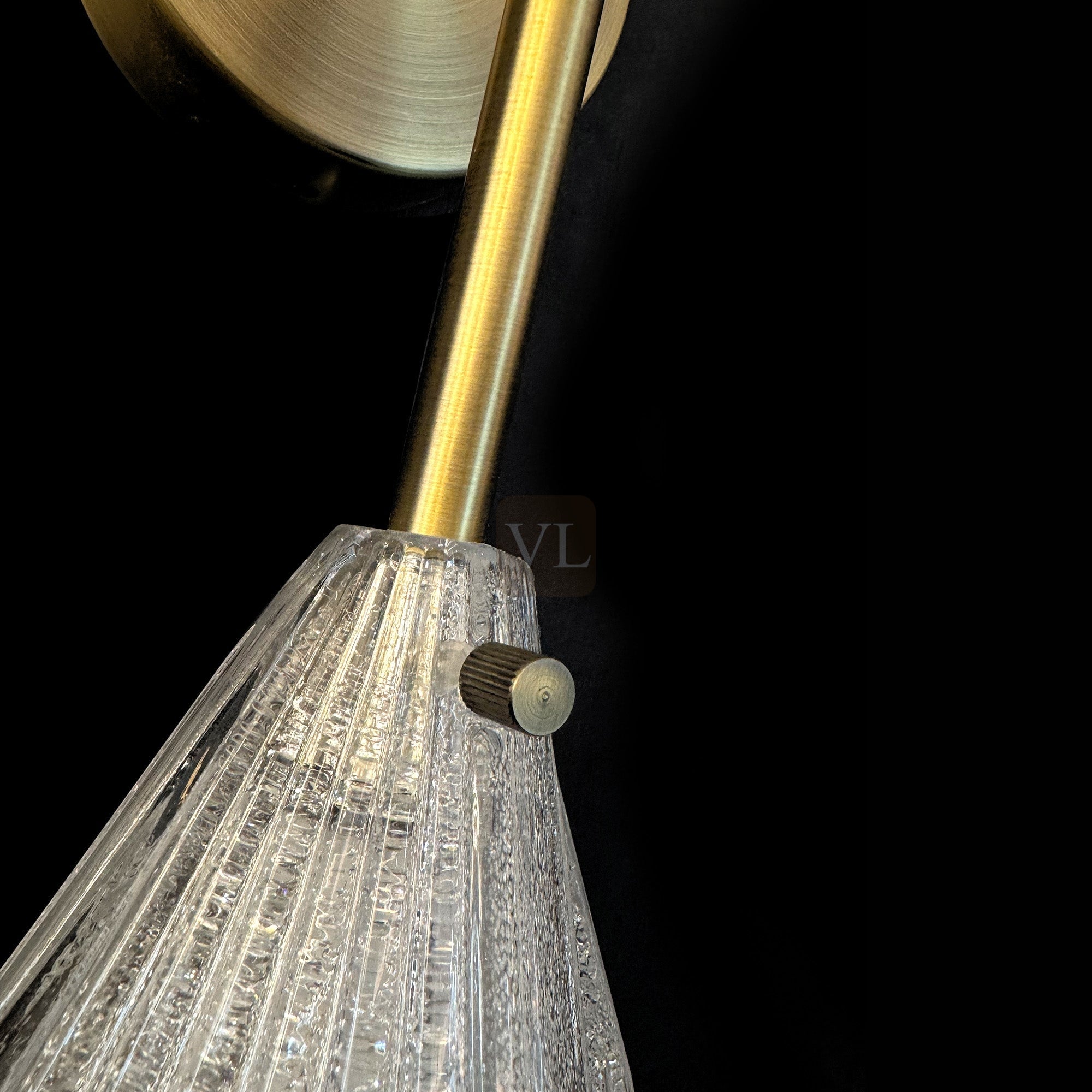 Glass Art Wall Sconce