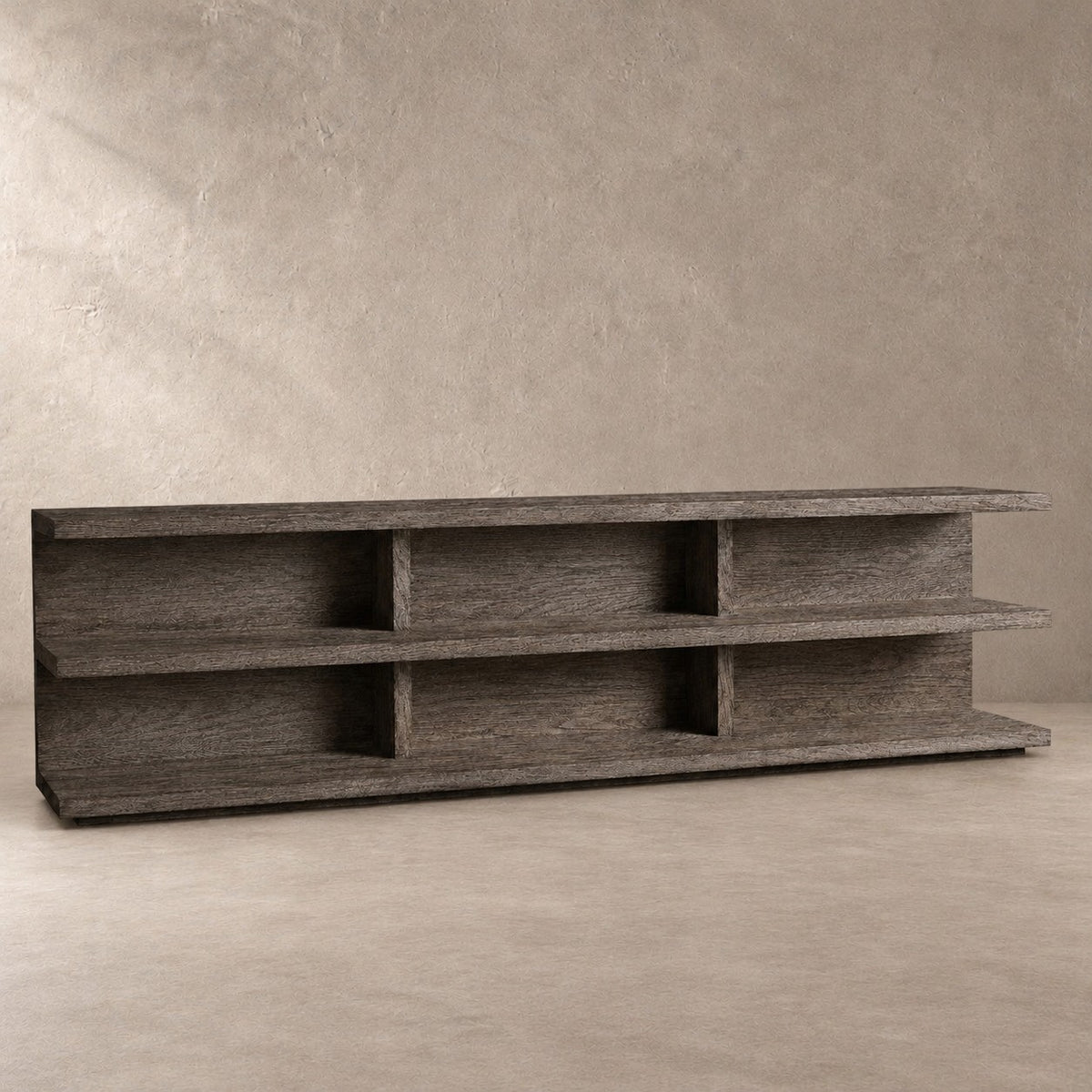 Contemporary Wood Console Table