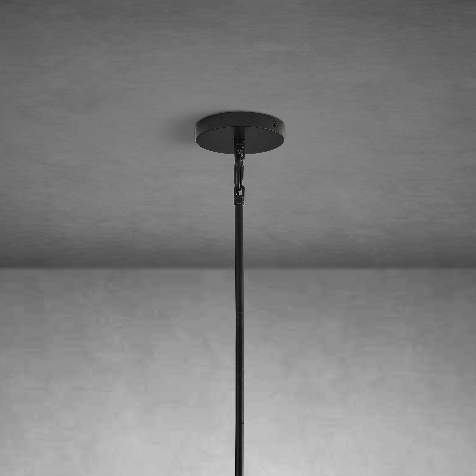 7" Glass Modern Black Pendant Lights(2PCS)