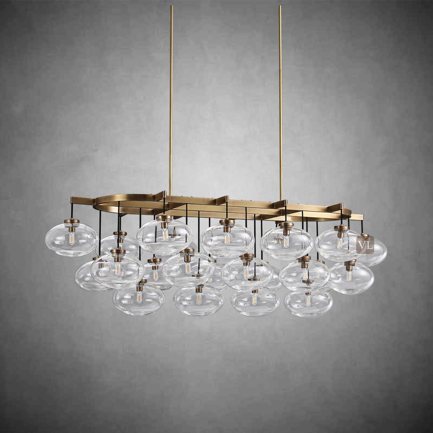 Fauna Series Glass Chandelier