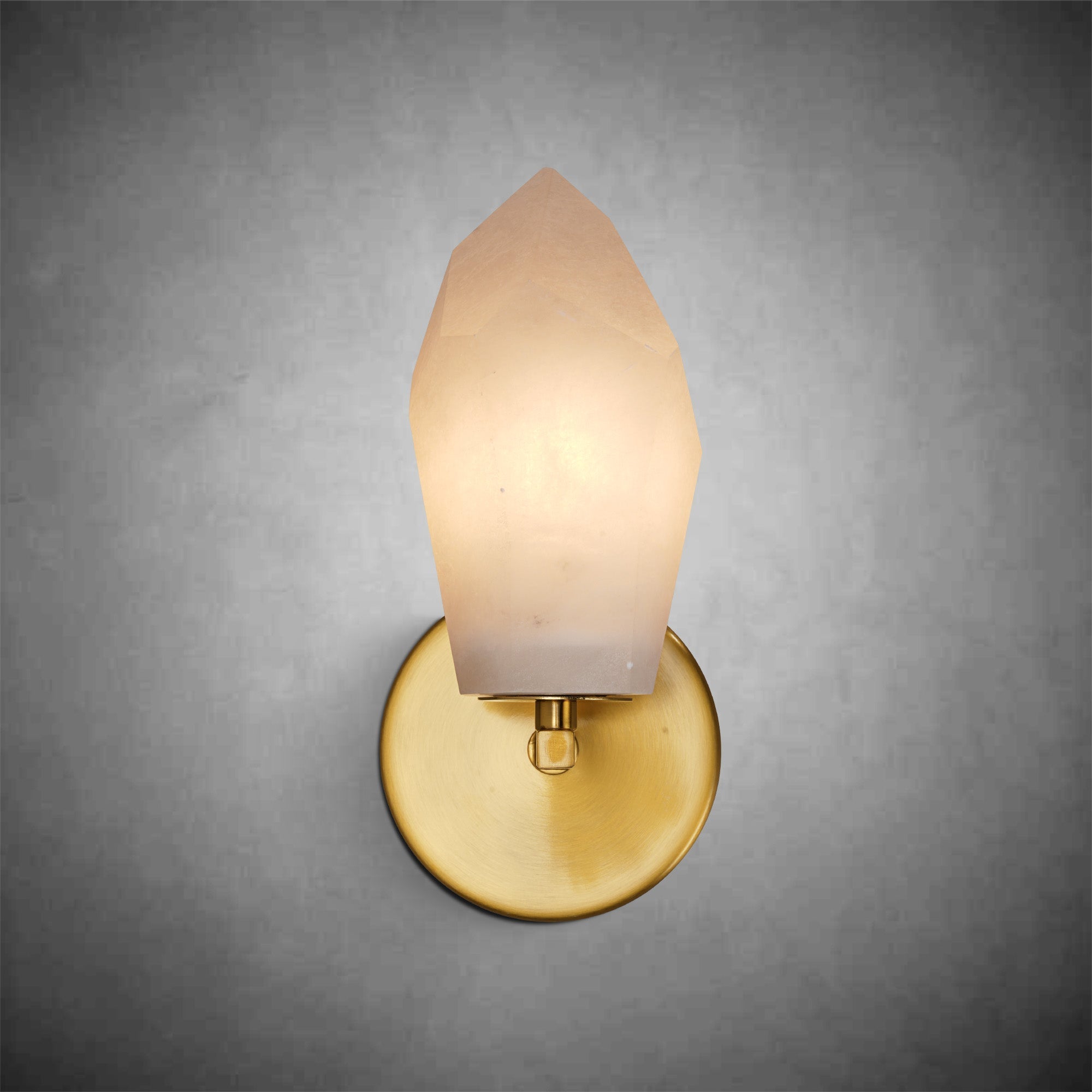 Diamond Alabaster Wall Sconce