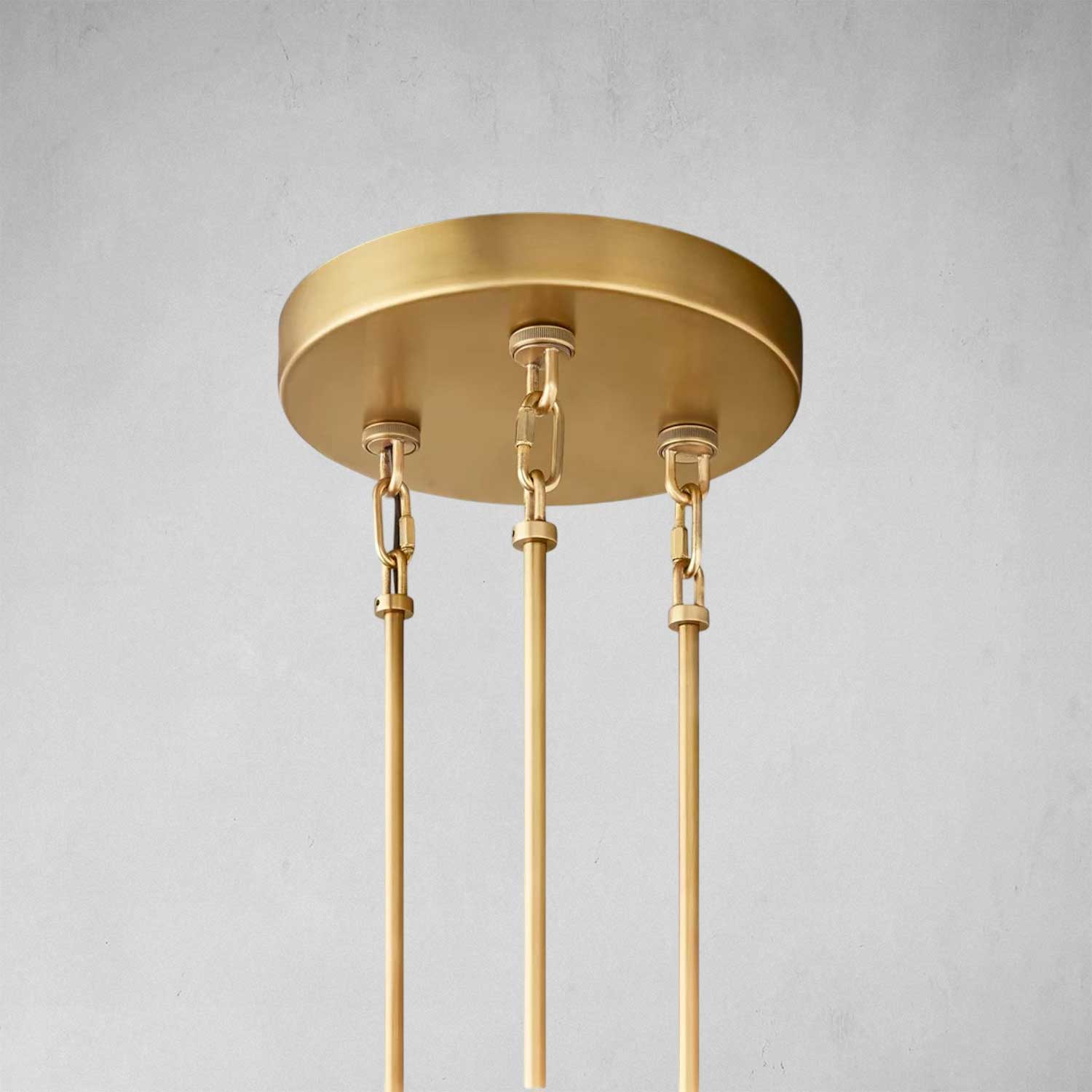 Samantha Smoke Glass Round Chandelier
