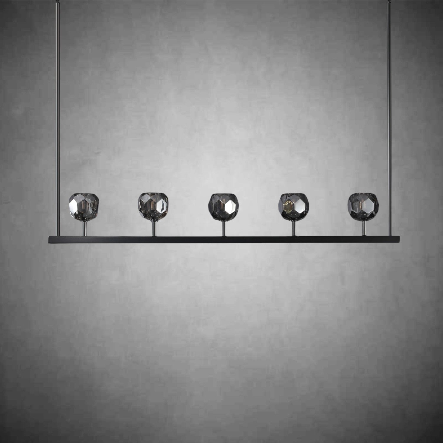 Bolura Crystal Ball Linear Chandelier