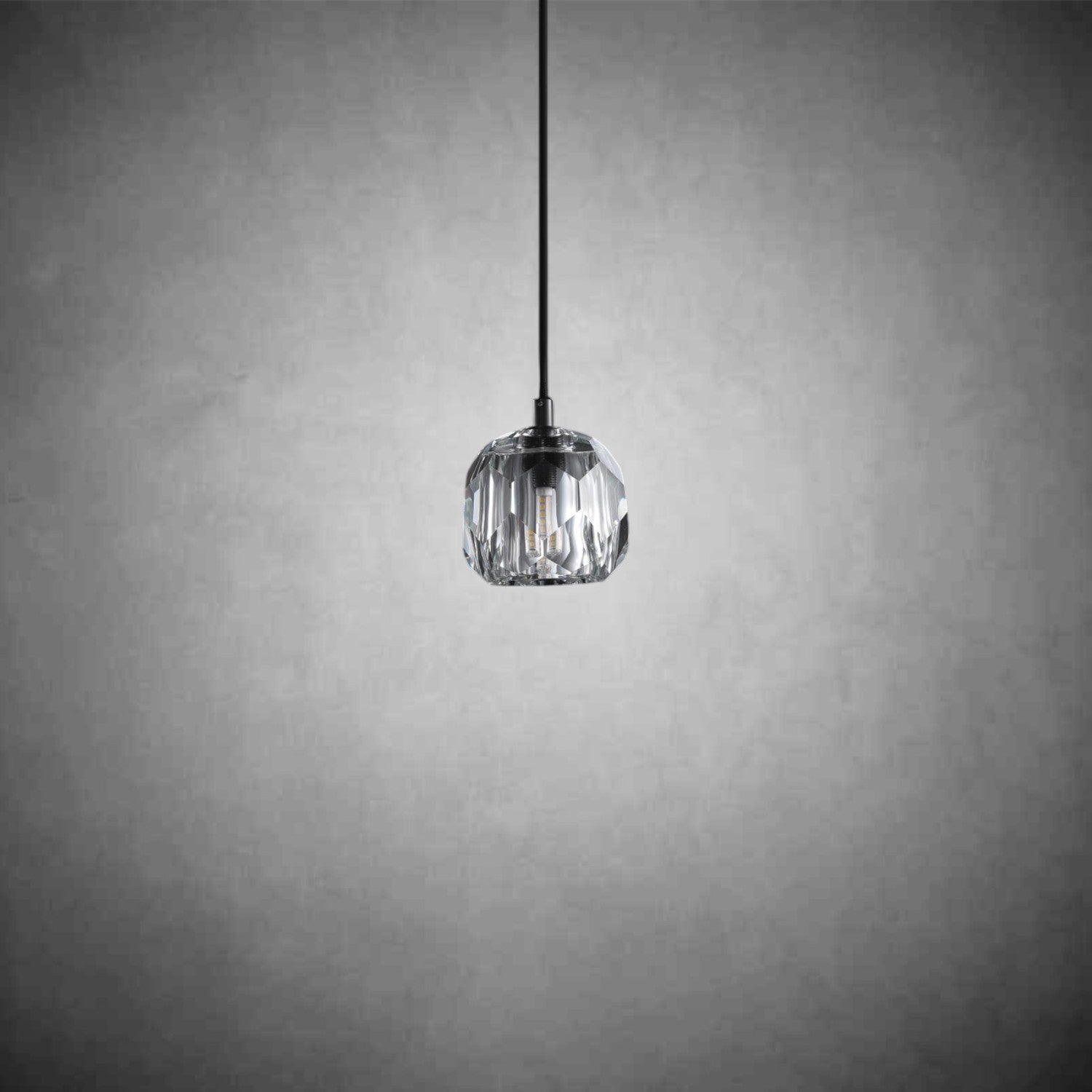 Bolura De Cristal Glass Cord Pendant