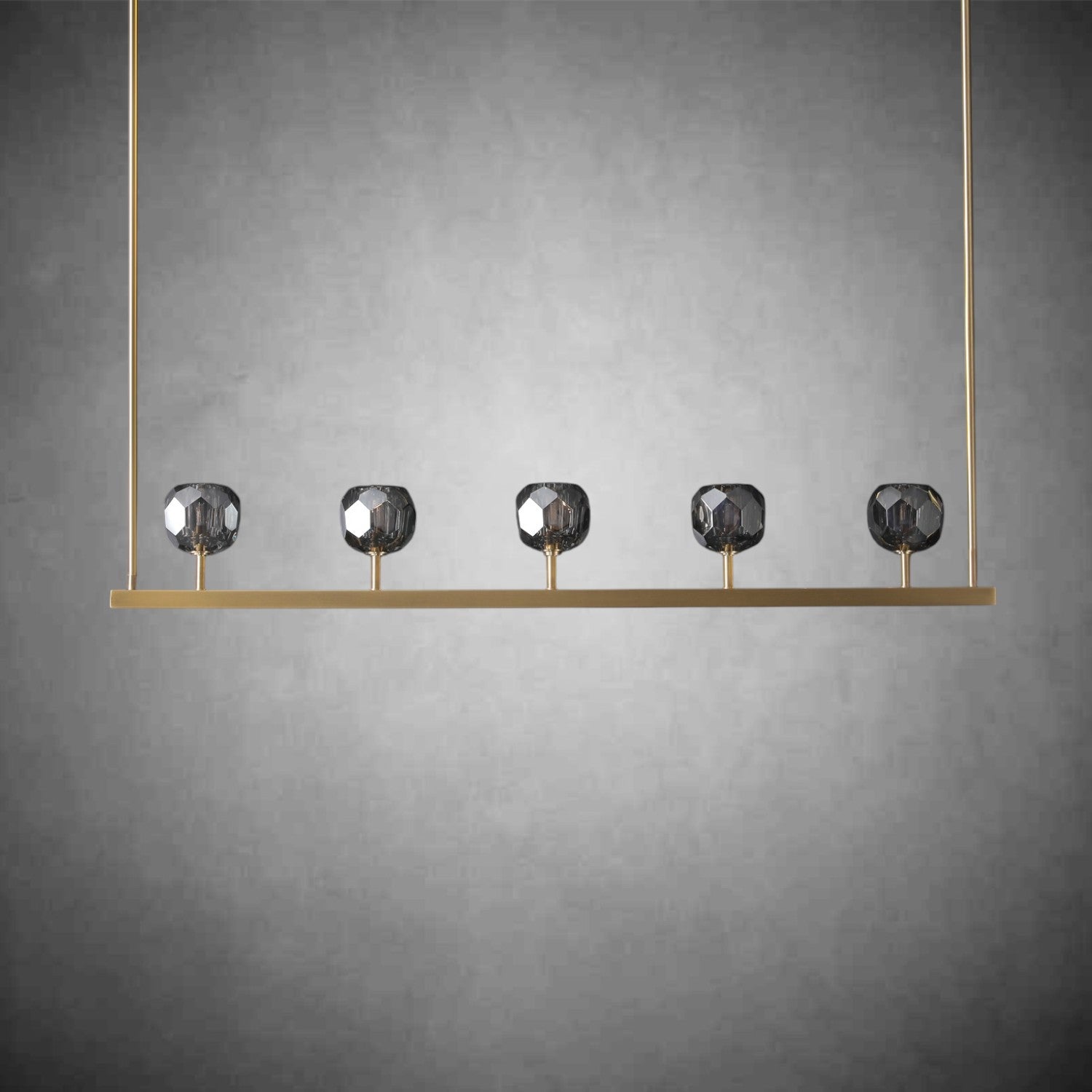 Bolura Crystal Ball Linear Chandelier