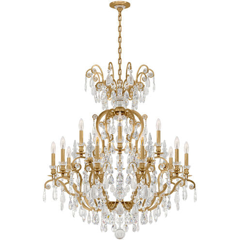 Rivendell 15 Light Crystal Chandelier 38"