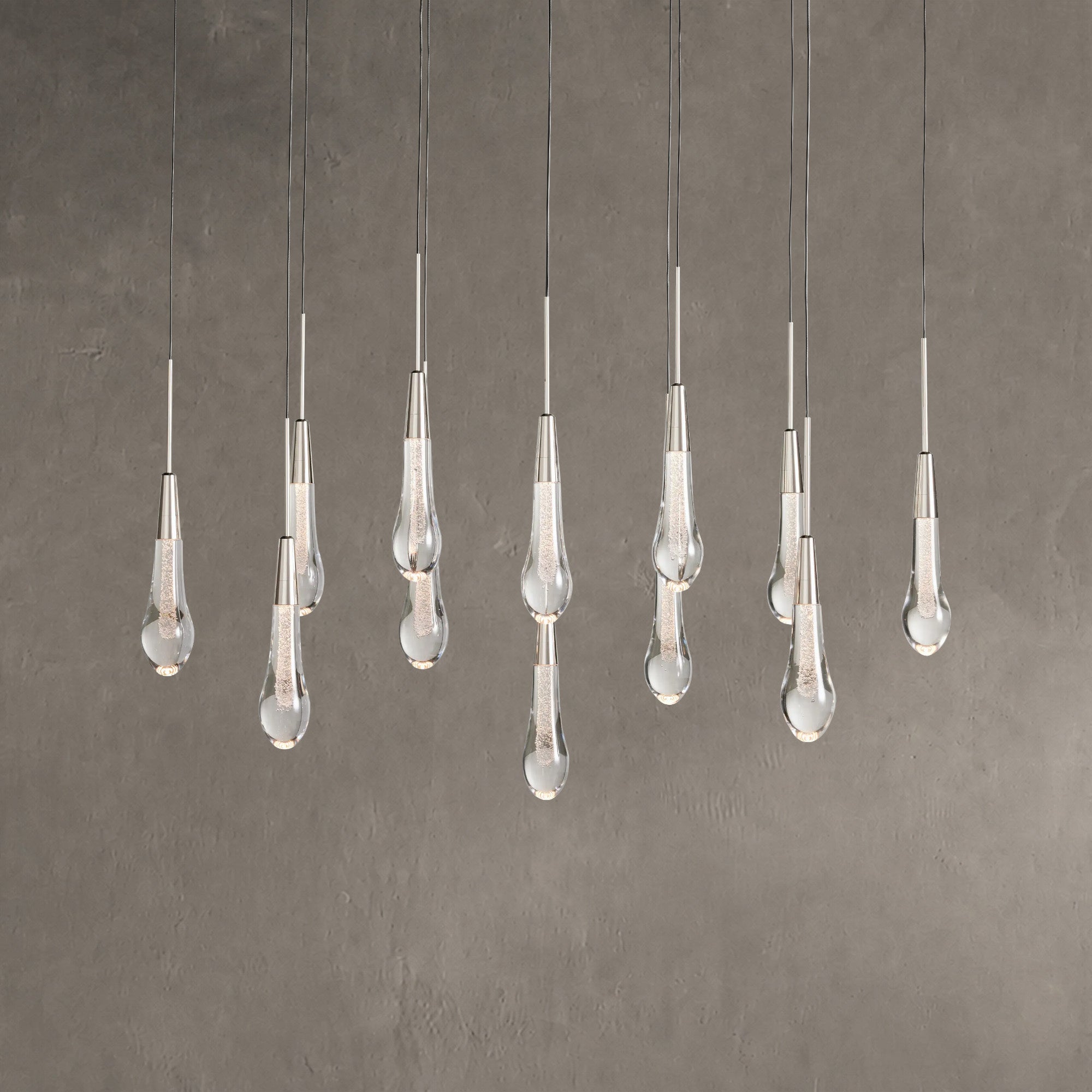 Soltaire Linear Chandelier 37"50"70"87"120"