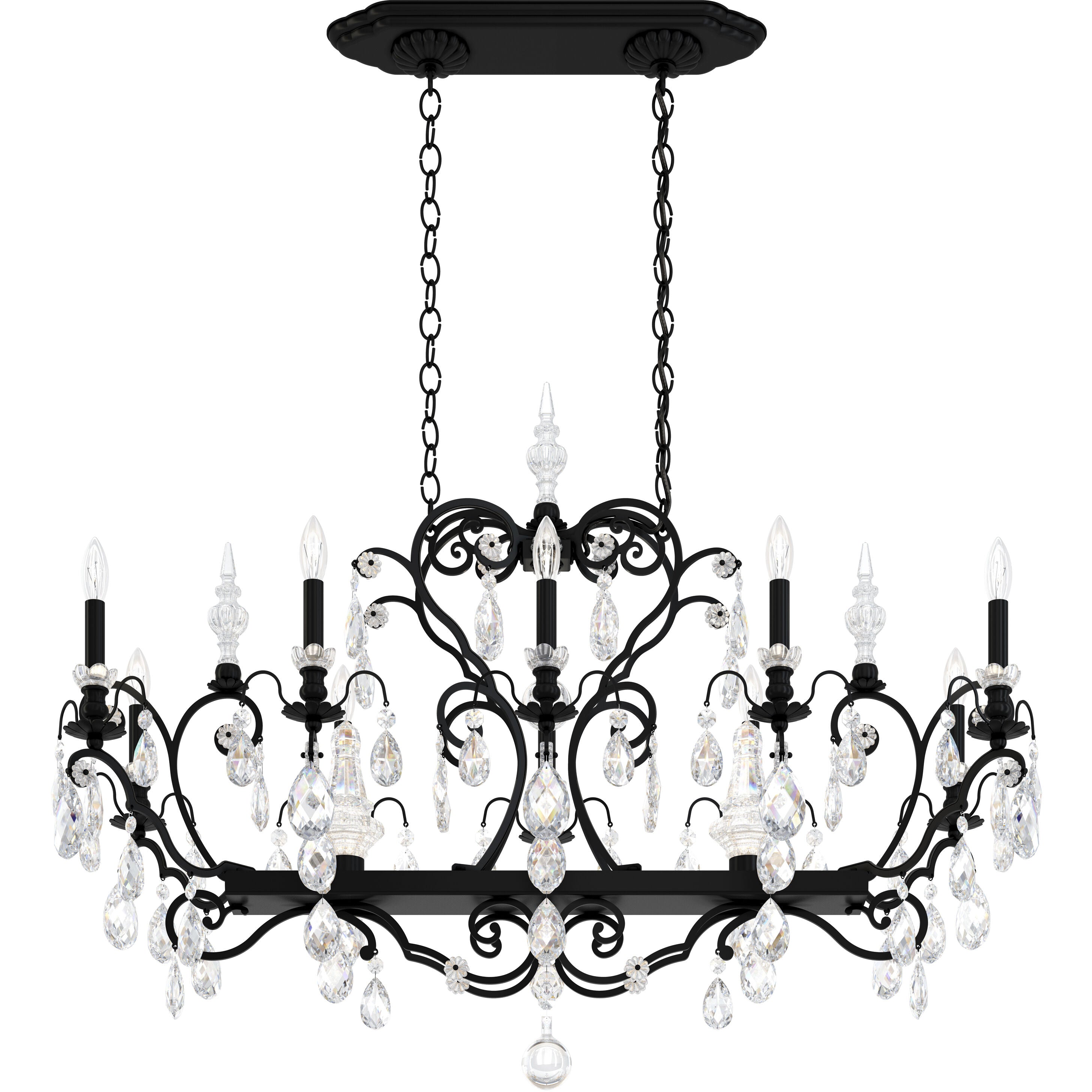 Lustre en cristal Renaissance 46"