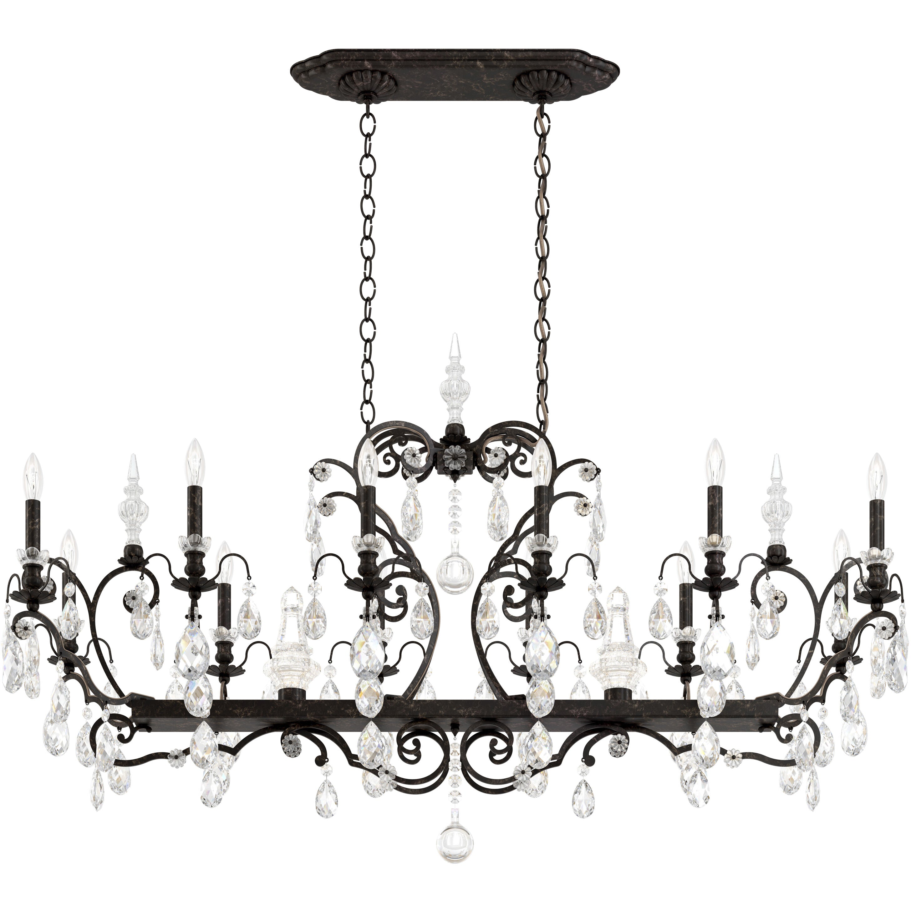 Lustre en cristal Renaissance 56"