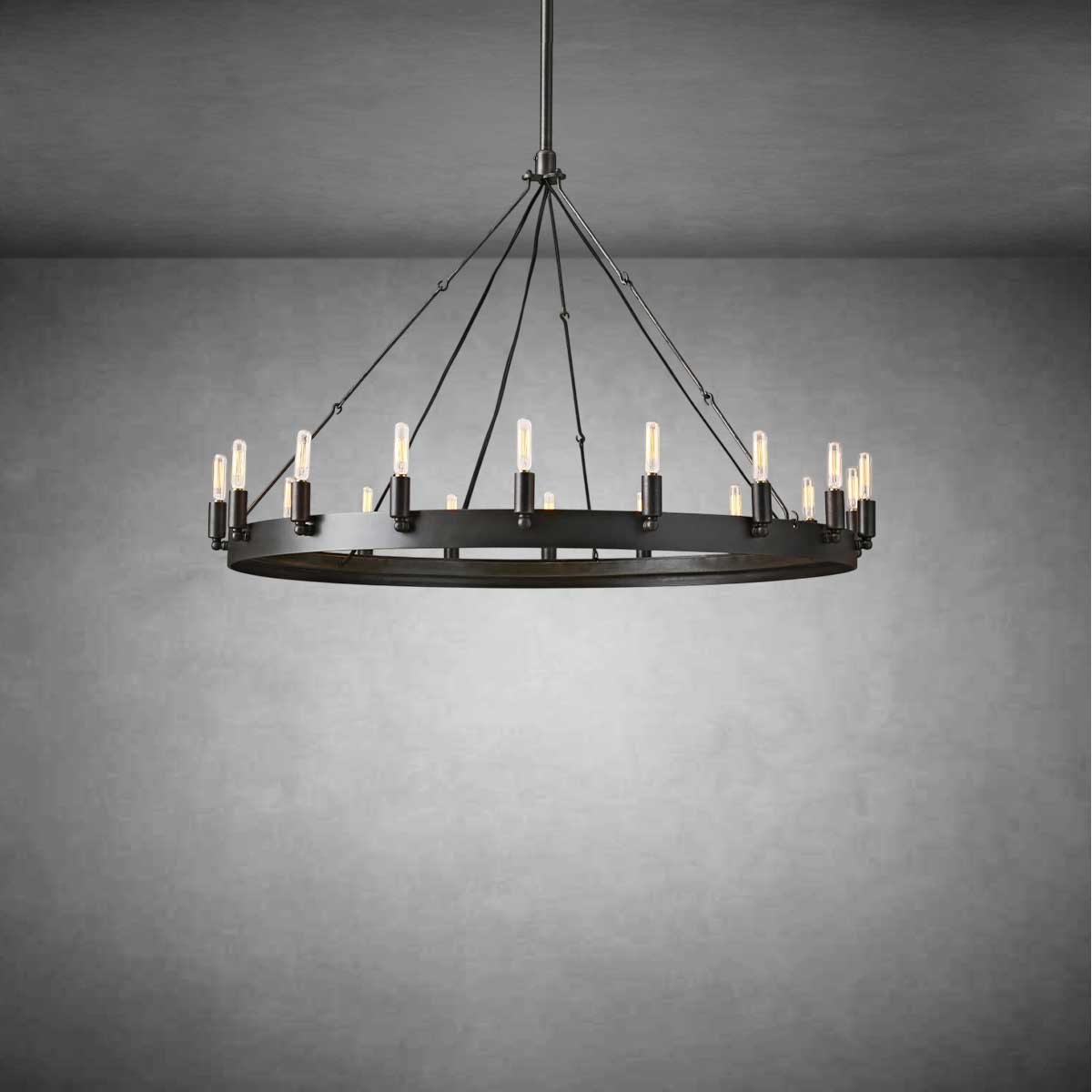 Coviro Round Outdoor Chandelier