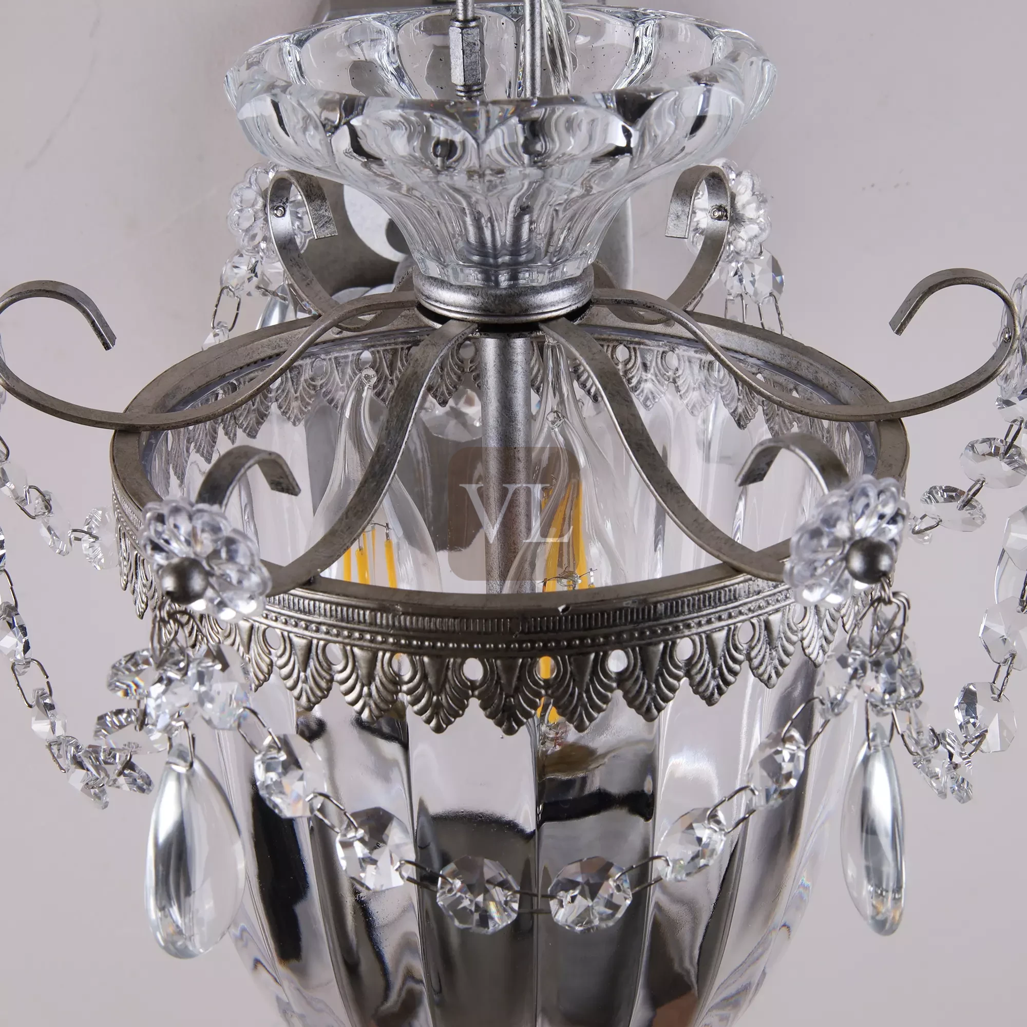 Victorian Crystal Lamp