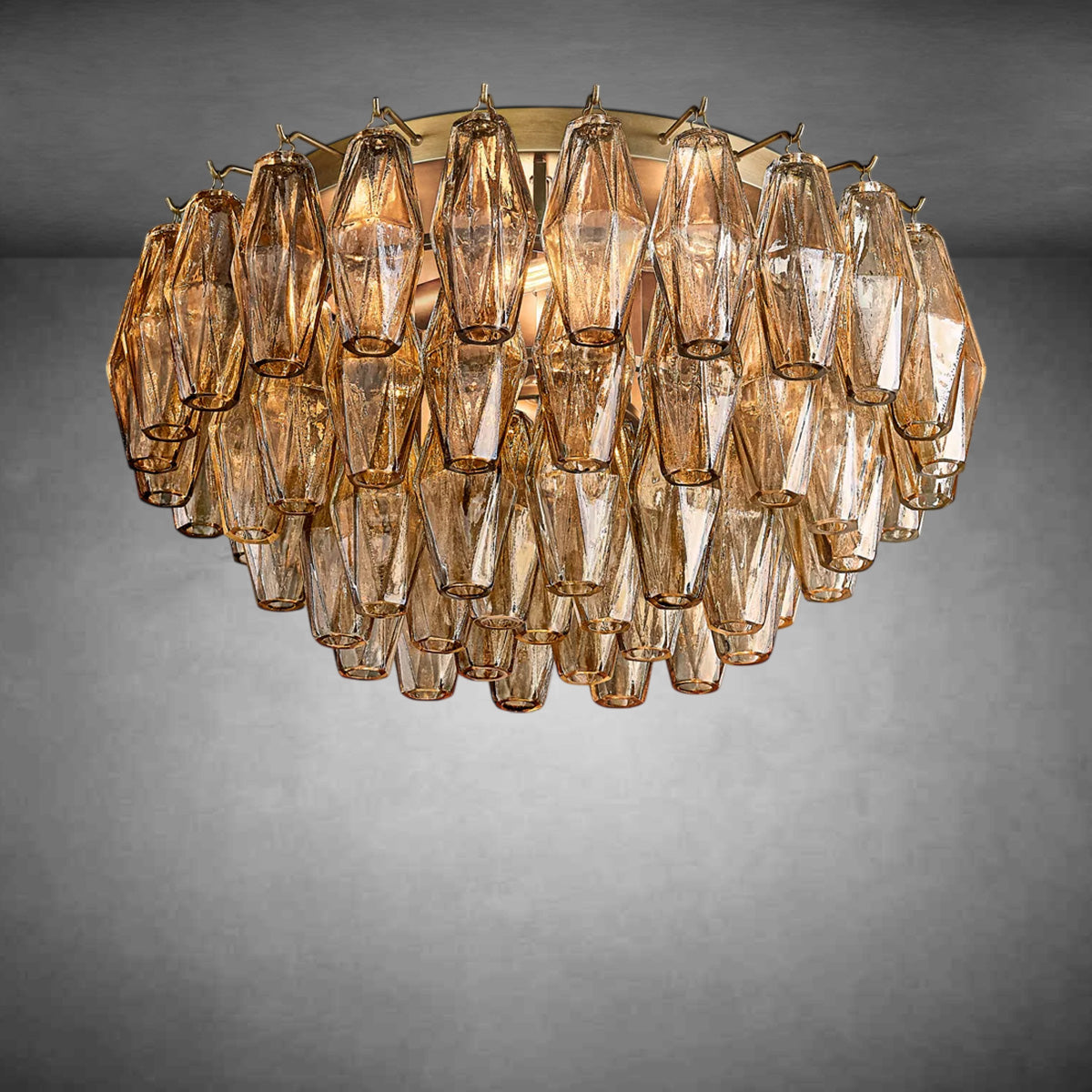 Chiarita Glass Flushmount