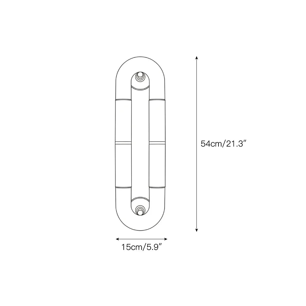 Alabaster Tube Wall Sconce