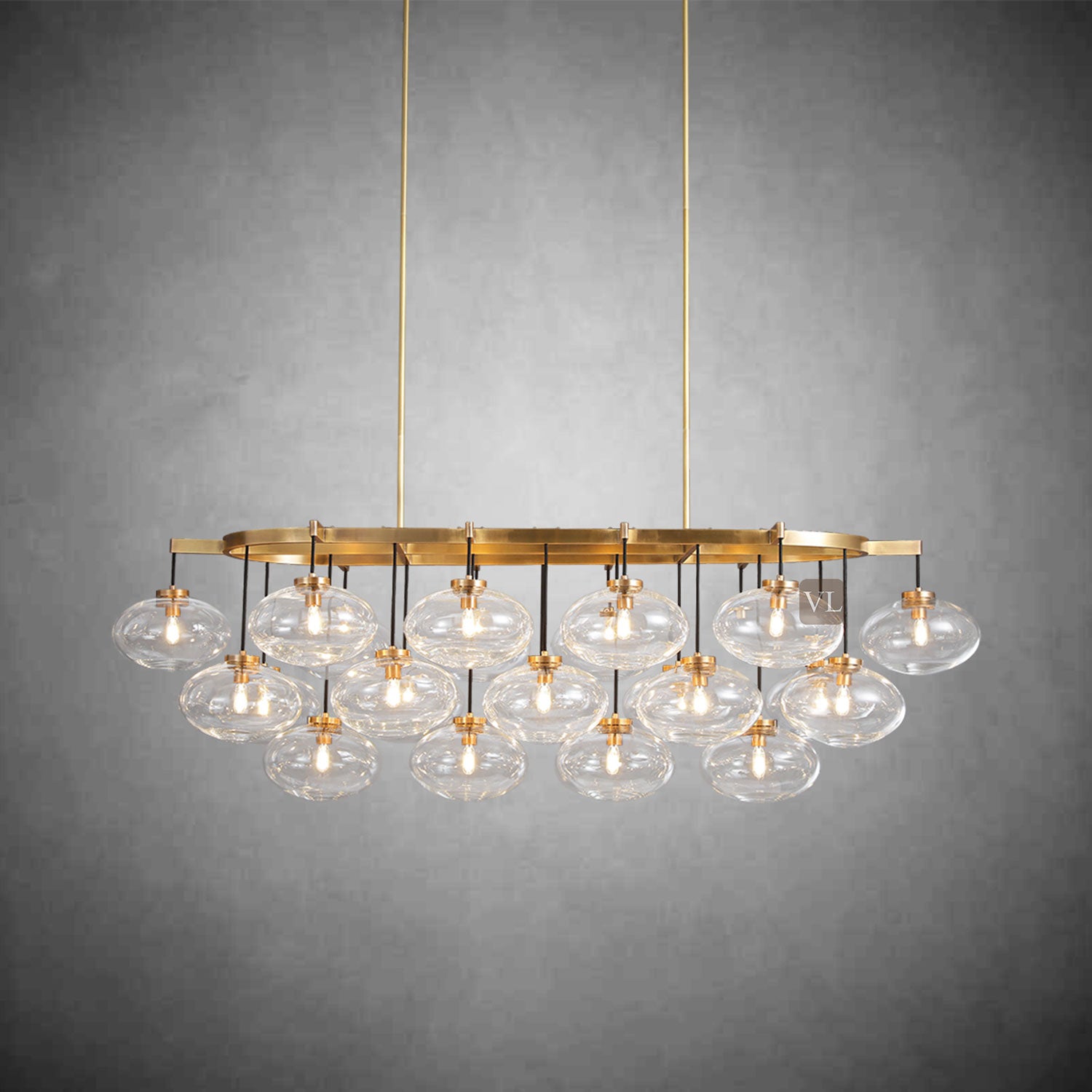Fauna Series Glass Chandelier