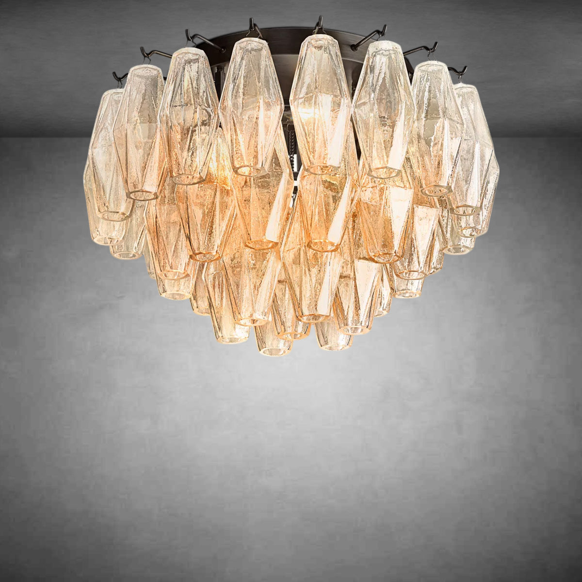 Chiarita Glass Flushmount