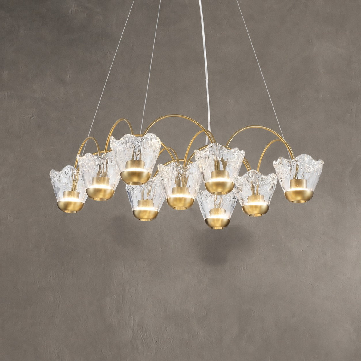 Petalia Modern Pendant Light L24"