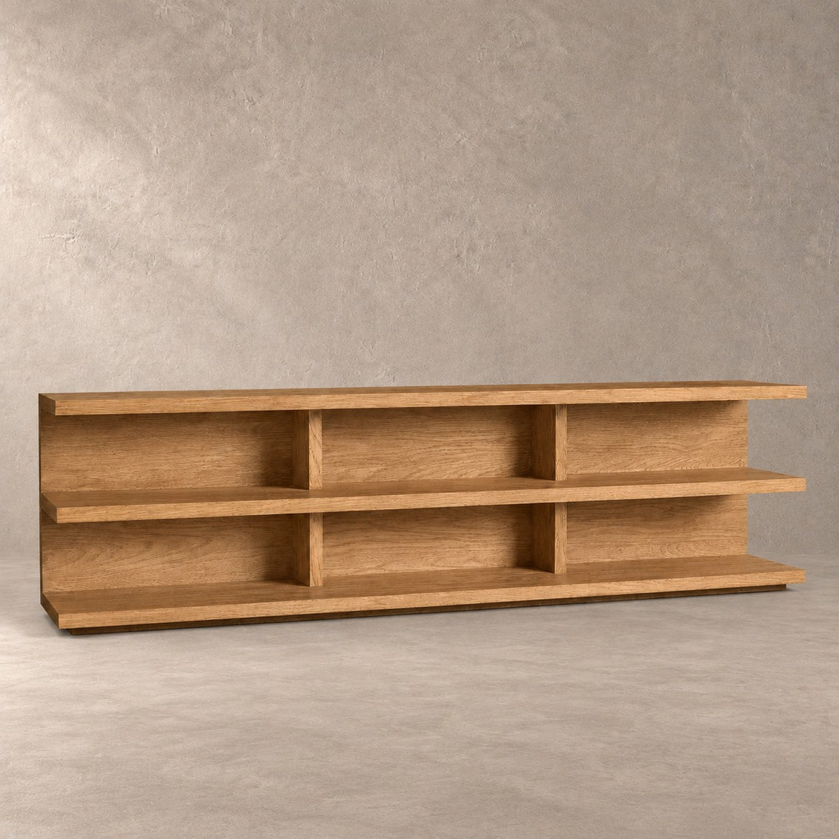 Contemporary Wood Console Table