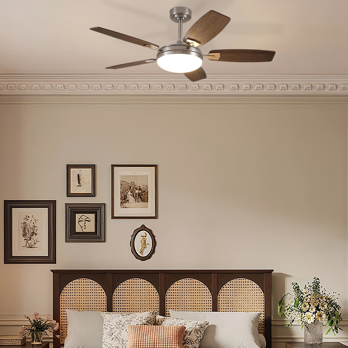Zephyra Ceiling Fans with Lights 52"