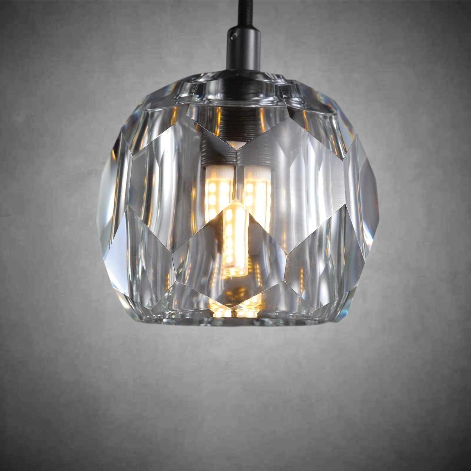 Bolura De Cristal Glass Cord Pendant
