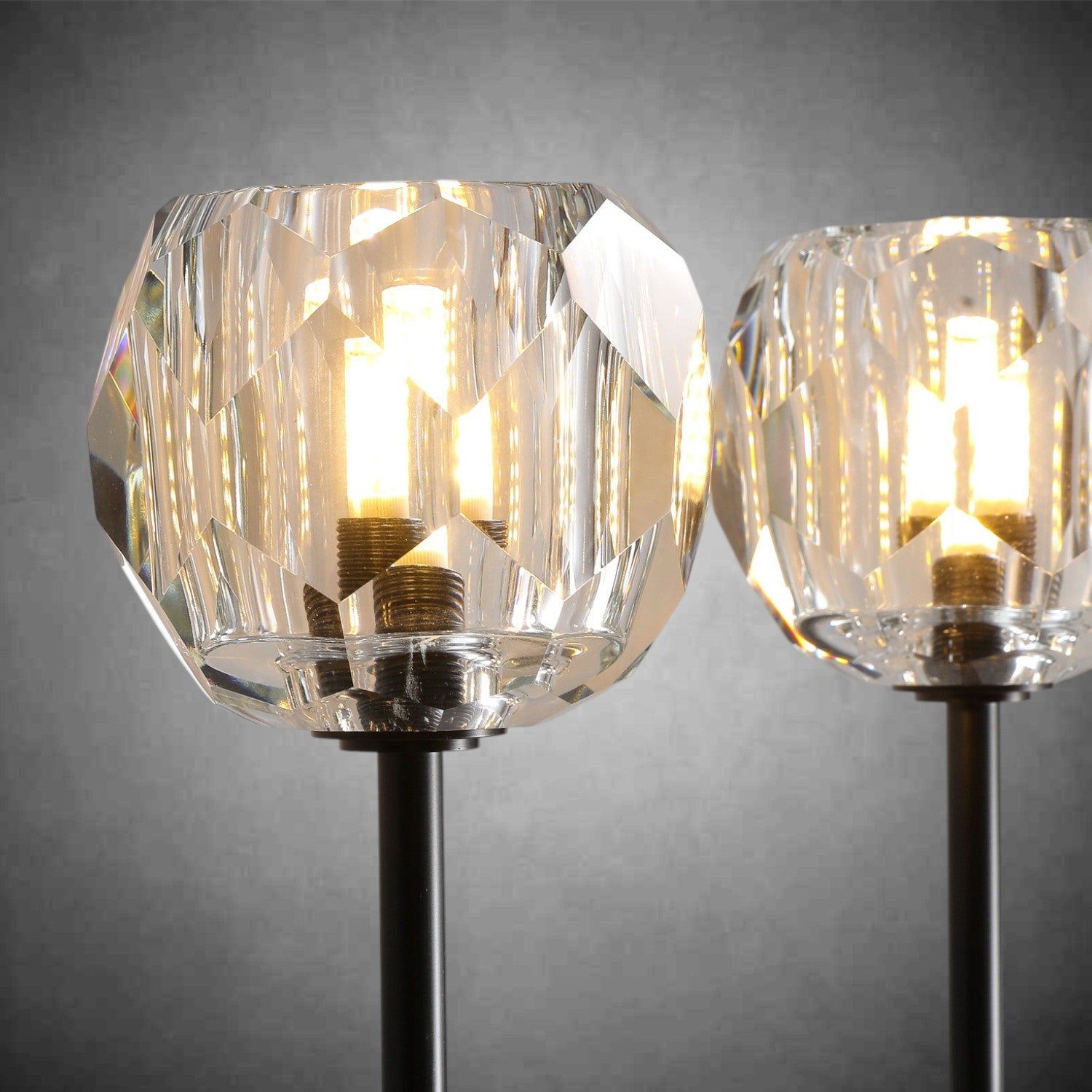 Bolura De Cristal Glass Grand Double Sconce