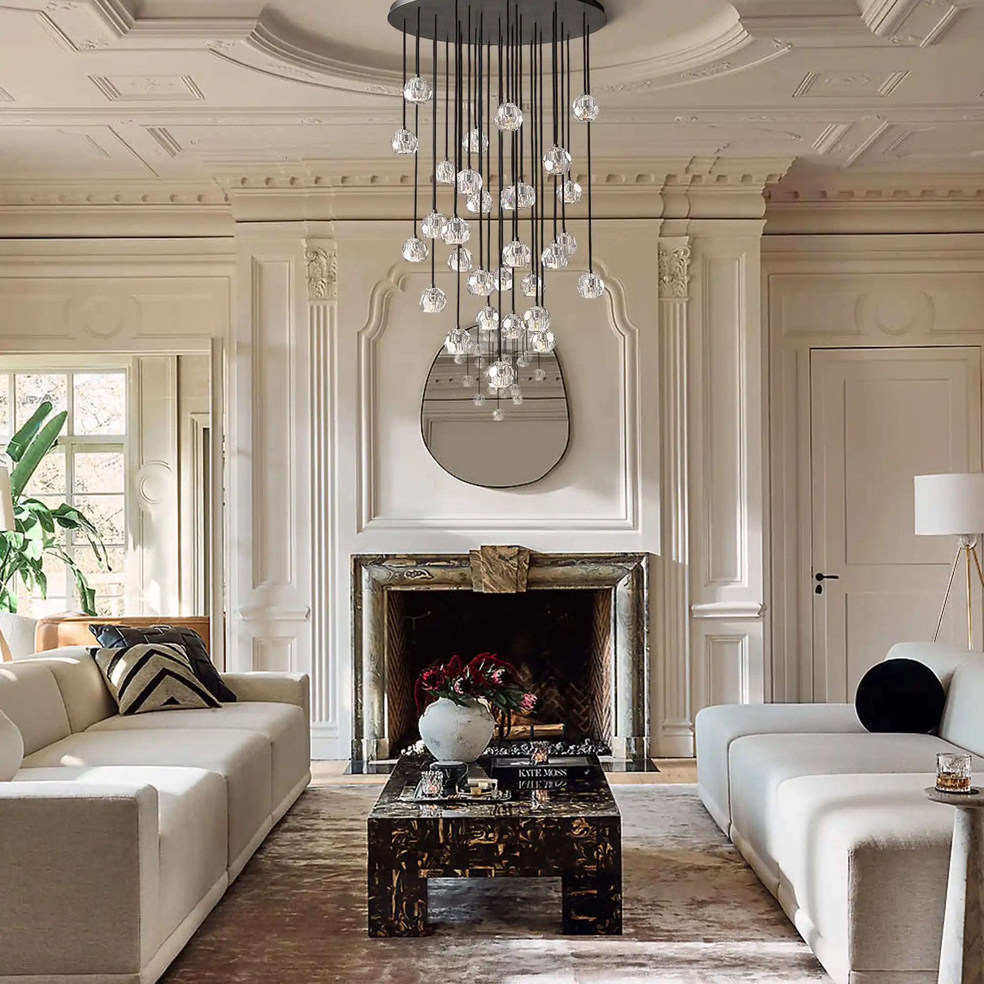 Bolura Crystal Ball Cluster Chandelier