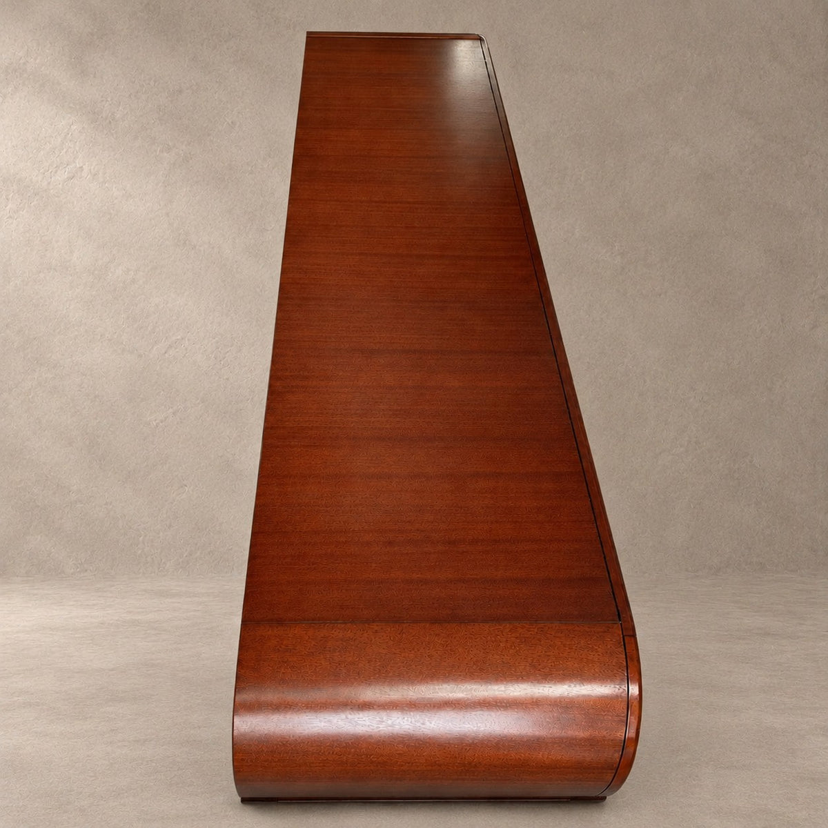 Vintage Mahogany Wood Storage Sideboard