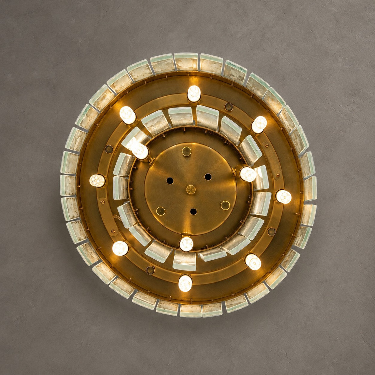 Modern White Crystal Luxury stone Chandelier