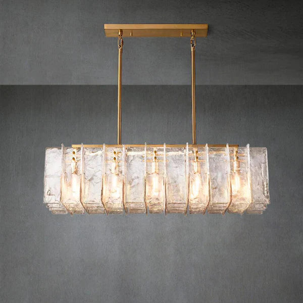 Lattice Rectangular Chandelier