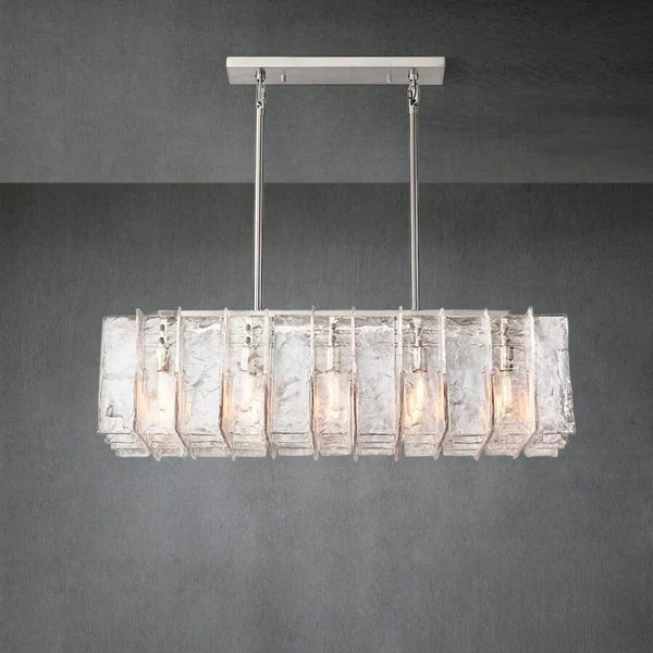 Lattice Rectangular Chandelier