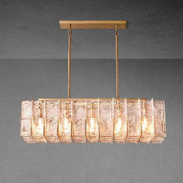 Lattice Rectangular Chandelier