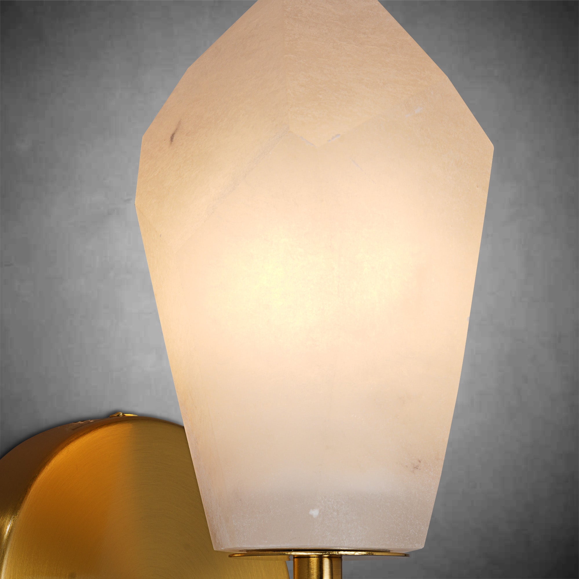 Diamond Alabaster Wall Sconce