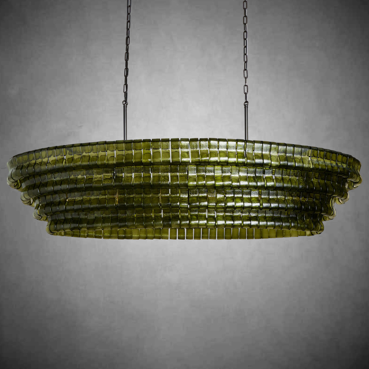 Ghiaccio Oval Chandelier