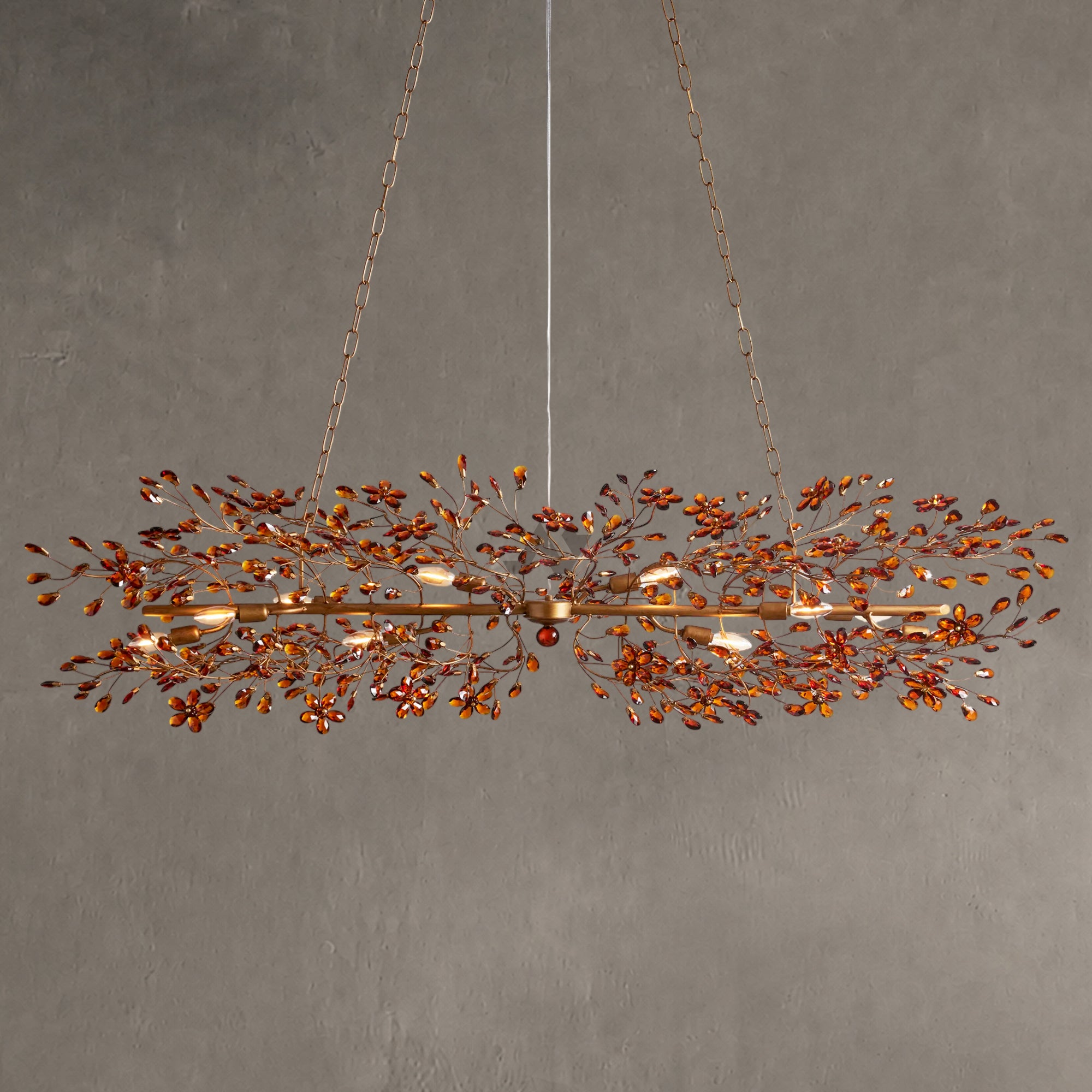 Fiore Linear Chandelier 43"51"68"