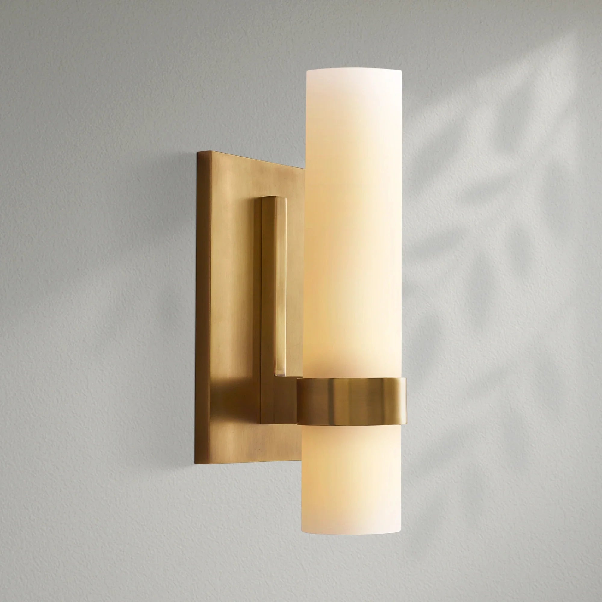Savelle Milk Glass Sconce