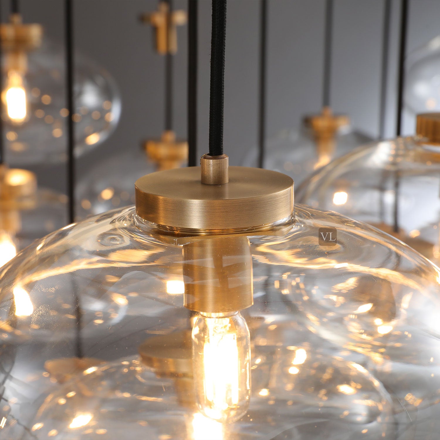 Fauna Series Glass Chandelier
