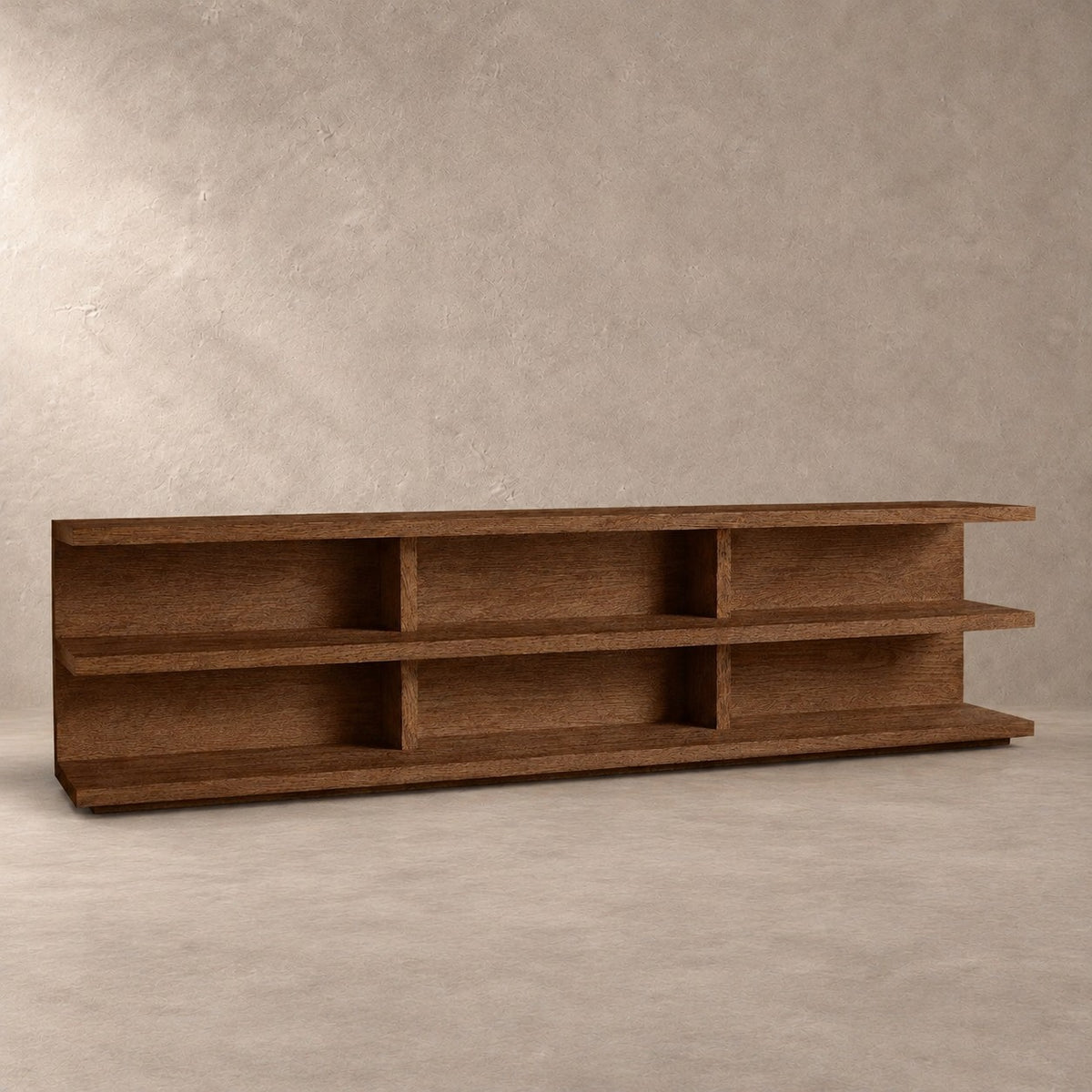 Contemporary Wood Console Table