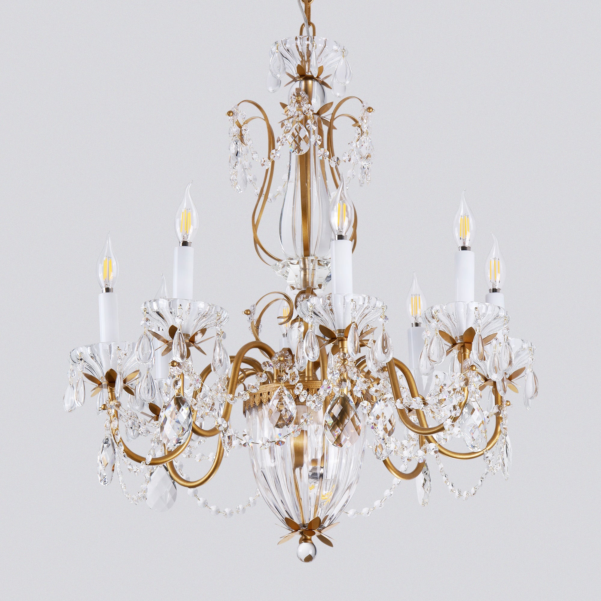 Victorian Crystal Chandelier