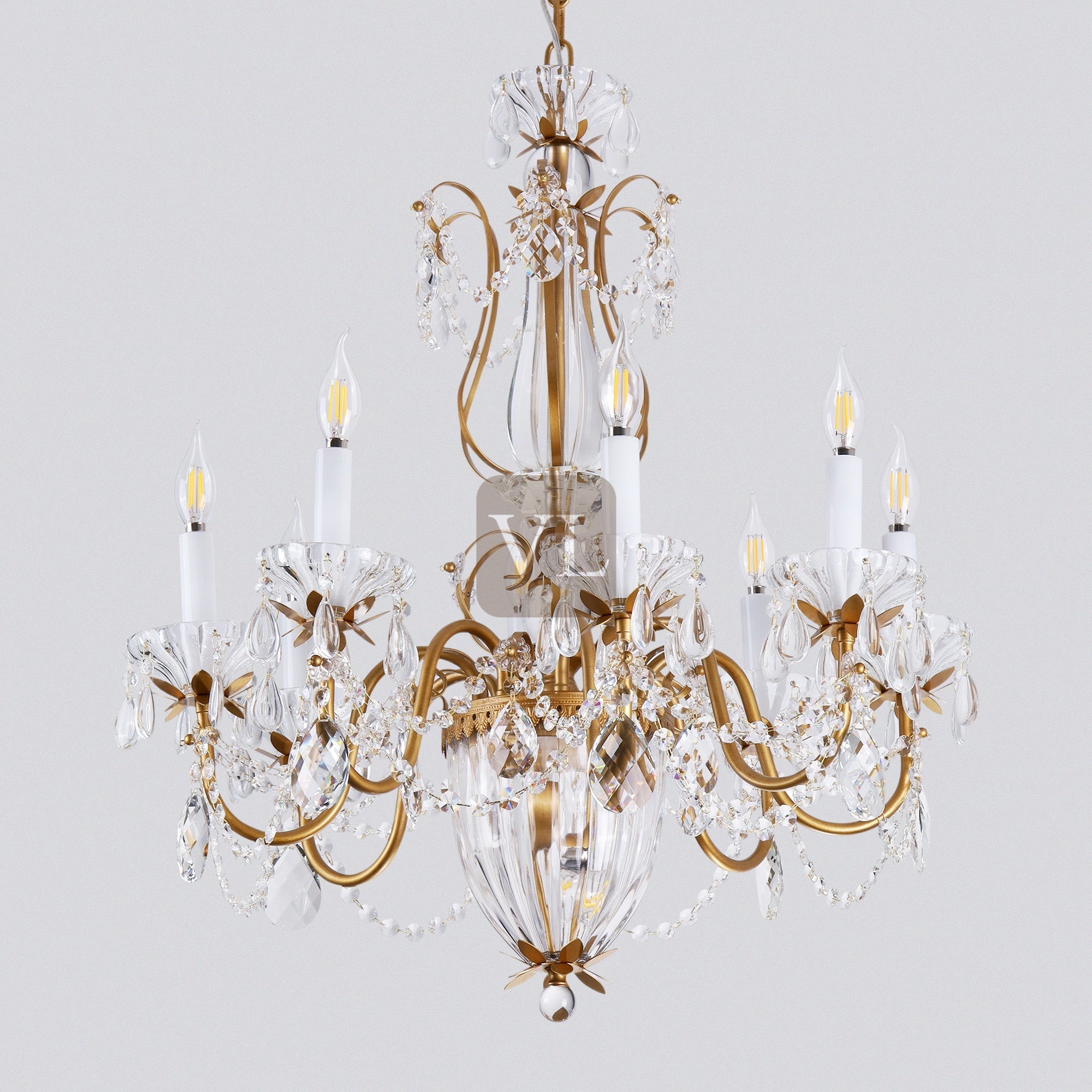 Victorian Crystal Chandelier