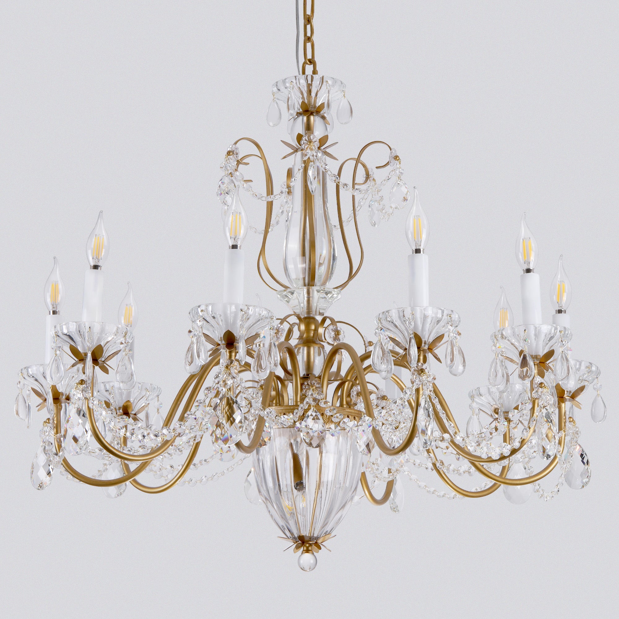Victorian Crystal Chandelier