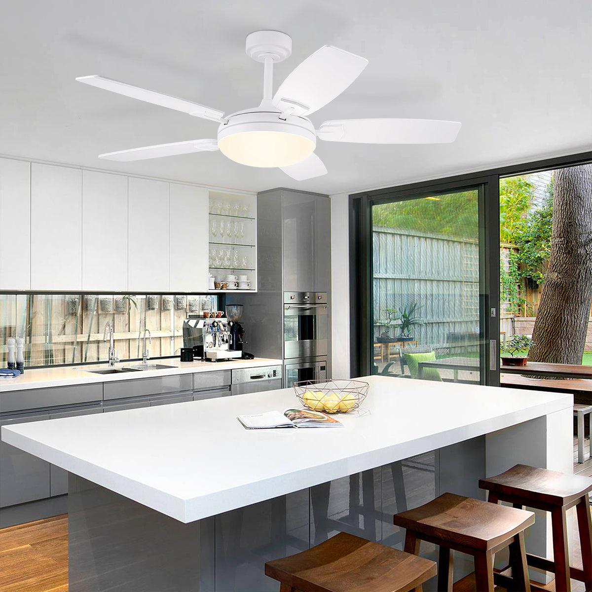 Zephyra Ceiling Fans with Lights 52"