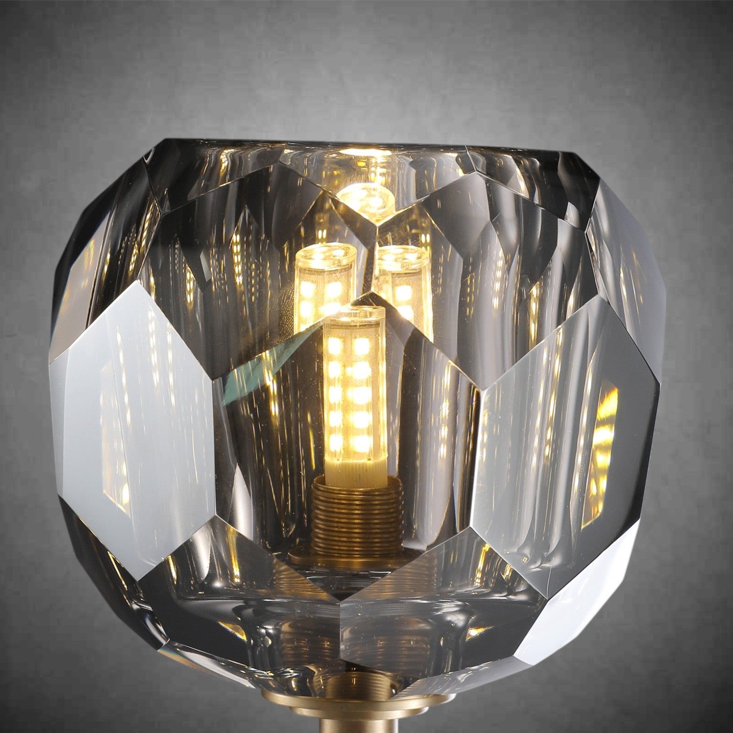 Bolura De Cristal Glass Grand Double Sconce