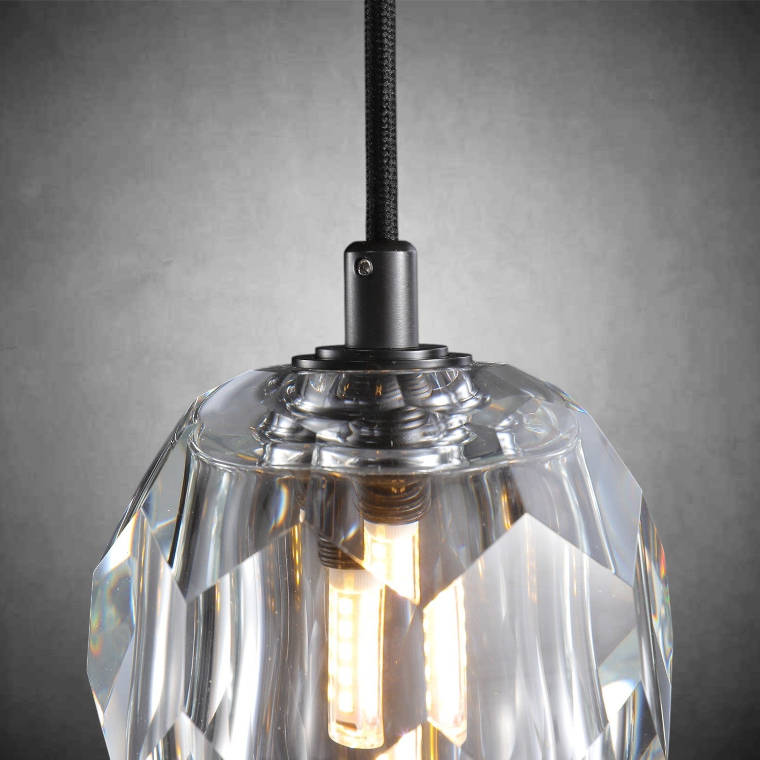 Bolura De Cristal Glass Cord Pendant