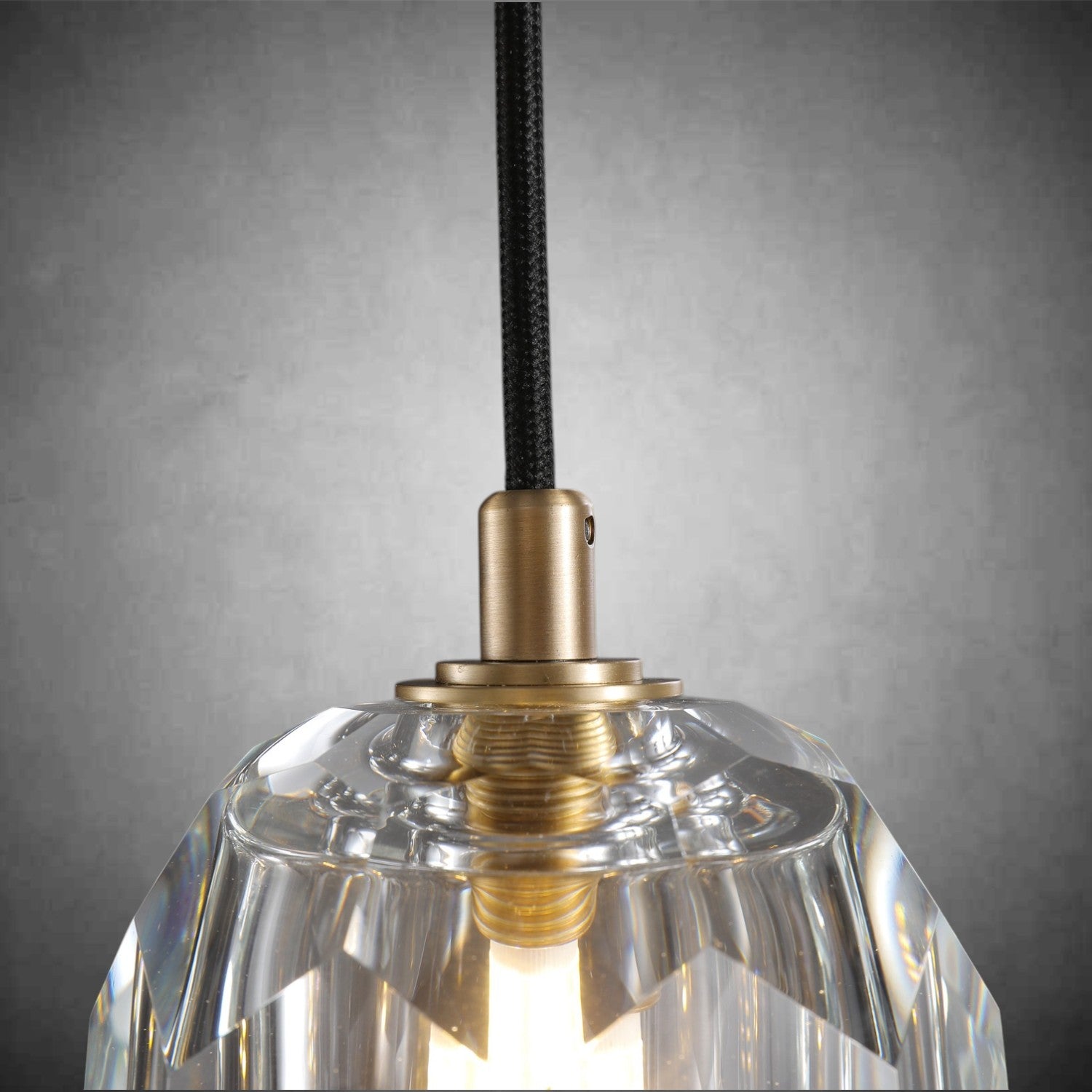 Bolura De Cristal Glass Cord Pendant